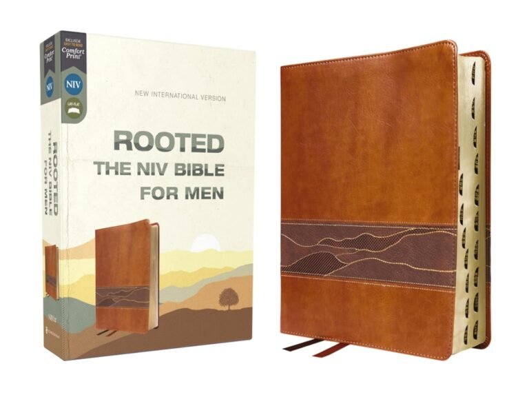 Strengthen Your Faith and Brotherhood: A review of Rooted: The NIV Bible for Men, Leathersoft, Brown, Thumb Indexed, Comfort Print