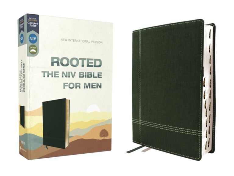 Strengthen Your Faith and Leadership: A review of Rooted: The NIV Bible for Men, Leathersoft, Green, Thumb Indexed, Comfort Print