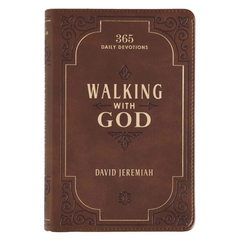 Transform Your Faith Journey: A review of Walking with God Devotional - Brown Faux Leather Daily Devotional for Men & Women 365 Daily Devotions