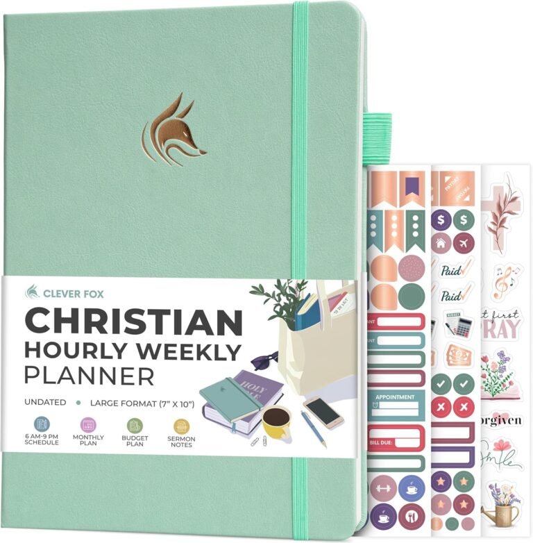 Master Your Goals with the Clever Fox Christian Planner