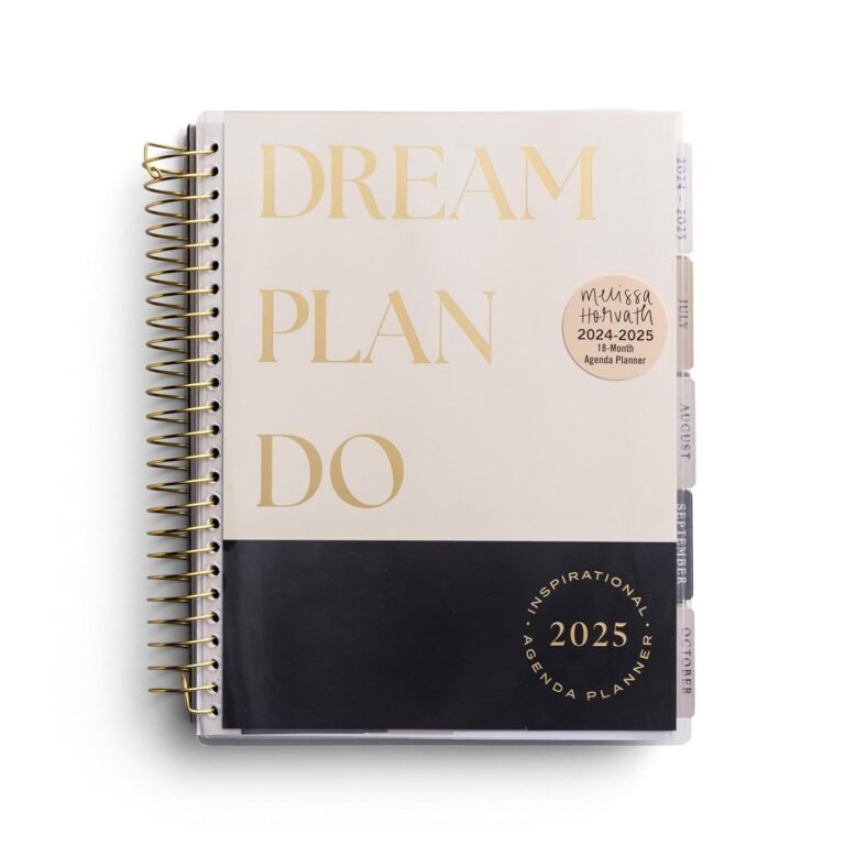 Plan for Purpose and Lead Boldly: A review of Dream Plan Do - 2024-2025 18-Month Inspirational Agenda Planner (July 2024 - December 2025)