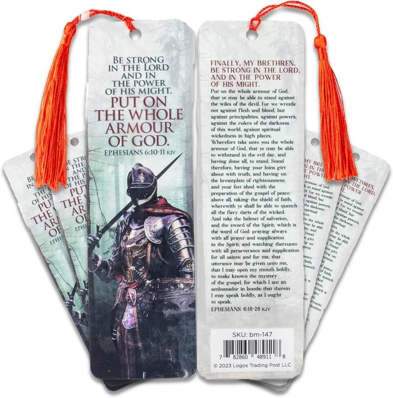 Unyielding Faith: Strengthen Your Spirit with Armor of God Bookmarks