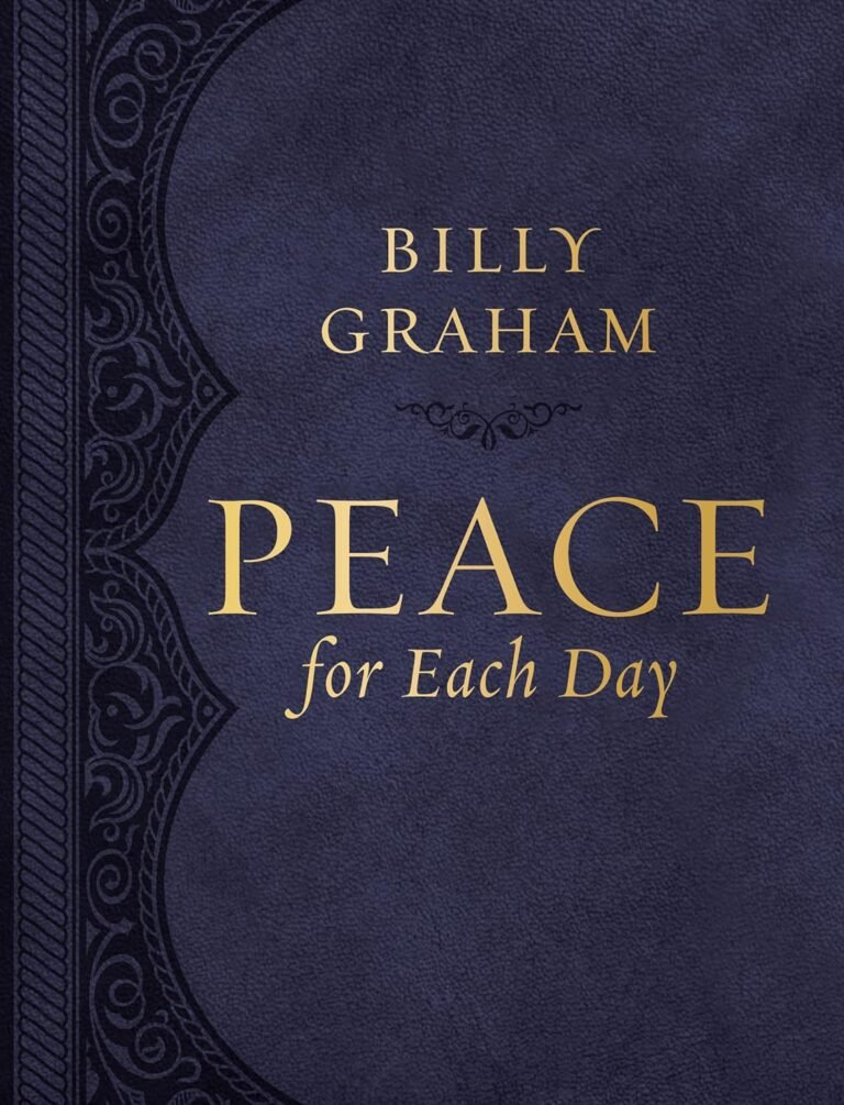 Find Daily Peace Amid Life's Chaos: A review of Peace for Each Day, Large Text Leathersoft: Devotions to Comfort Your Soul and Calm Your Mind (A 365-Day Devotional) – The Perfect Christian Christmas Gift